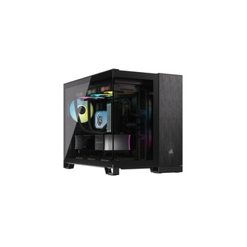 Corsair 2500X - Mid tower - micro ATX - Seitenteil mit Fenster (gehärtetes Glas)