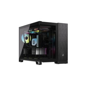 Corsair 2500X - Mid tower - micro ATX - Seitenteil mit Fenster (gehärtetes Glas)