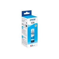 Epson EcoTank 108 - 70 ml - ciano - originale - inchiostro di ricarica