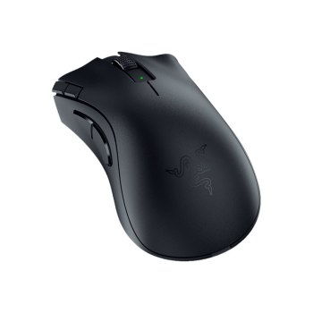 Razer DeathAdder V2 X HyperSpeed - Maus - ergonomisch - Für Rechtshänder - optisch - 7 Tasten - kabellos - 2.4 GHz, Bluetooth 5.1 LE - kabelloser Empfänger (USB)