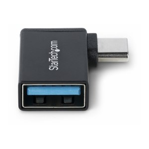 StarTech.com Right Angled USB-C to USB-A Adapter, USB 5Gbps, Compact USB-C Male to USB-A Female Adapter, Metal Housing, M/F - USB-Adapter - 24 pin USB-C (M)