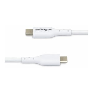 StarTech.com Cavo di ricarica USB-C bianco da 3 m, Cavo USB C, 60 W 3 A PD - Cavo USB - USB-C a 24 pin (M)