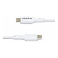 StarTech.com Cavo di ricarica USB-C bianco da 3 m, Cavo USB C, 60 W 3 A PD - Cavo USB - USB-C a 24 pin (M)