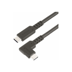 StarTech.com 6ft (2m) Rugged Right Angle USB-C Cable, USB...