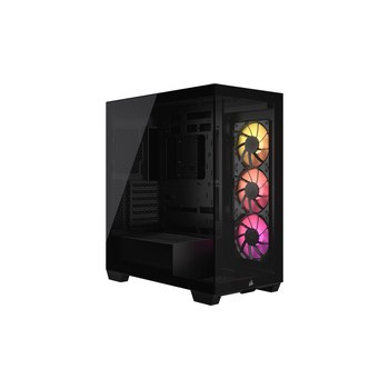 Corsair 3500X ARGB - Mid tower - E-ATX - Seitenteil mit Fenster (gehärtetes Glas)