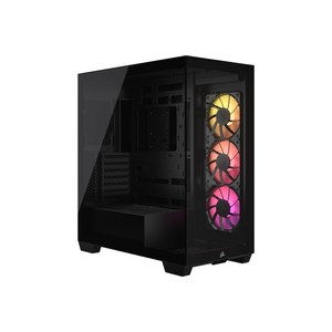 Corsair 3500X ARGB - Mid tower - E-ATX - Seitenteil mit Fenster (gehärtetes Glas)