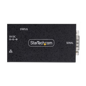 StarTech.com Serial to Ethernet Adapter, IP LAN to RS232 DB9 Converter