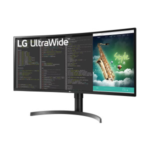 LG UltraWide 35WN75CP-B - LED-Monitor - gebogen - 88.9 cm (35")