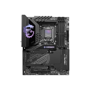 MSI MPG Z890 Carbon WiFi - Motherboard - ATX - LGA1851-Sockel - Z890 Chipsatz - USB 3.2 Gen 1, USB-C 3.2 Gen 2x2 - 2.5 Gigabit LAN, 5 Gigabit Ethernet, Wi-Fi 7, Bluetooth - Onboard-Grafik (CPU erforderlich)