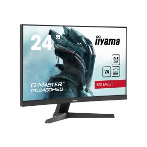 Iiyama G-MASTER Red Eagle GC2480HSU-B1 - LED-Monitor - Gaming - gebogen - 61 cm (24")