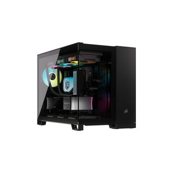 Corsair iCUE LINK 2500X RGB - Mid tower - micro ATX - Seitenteil mit Fenster (gehärtetes Glas)