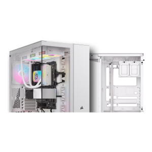 Corsair iCUE 6500X RGB - Mid tower - ATX - Seitenteil mit Fenster (gehärtetes Glas)