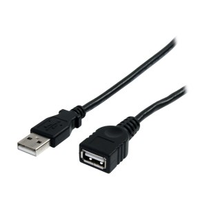 StarTech.com 10 ft Black USB 2.0 Extension Cable A to A -...