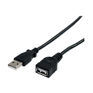 StarTech.com 10 ft Black USB 2.0 Extension Cable A to A -...