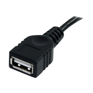 StarTech.com Cavo di prolunga USB 2.0 nero da A ad A - Cavo di prolunga USB 2.0 da 10 piedi - Cavo USB maschio femmina da 10 piedi (USBEXTAA10BK)