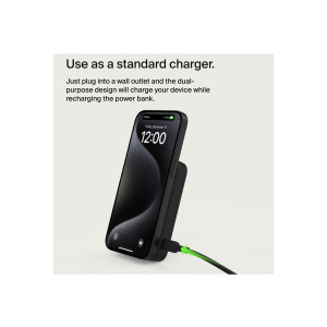 Belkin Banca di alimentazione induttiva - magnetica con Qi2 - 8000 mAh - 15 Watt - Carica rapida (24 pin USB-C)