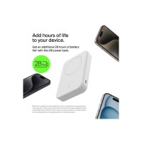 Belkin Induktive Power Bank - magnetisch mit Qi2 - 8000 mAh - 15 Watt - Fast Charge (24 pin USB-C)