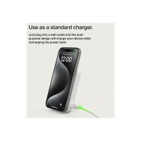 Belkin Induktive Power Bank - magnetisch mit Qi2 - 8000 mAh - 15 Watt - Fast Charge (24 pin USB-C)