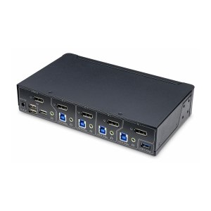 StarTech.com 4-Port DisplayPort KVM Switch, 4K 60Hz, TAA...