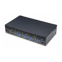 StarTech.com 4-Port DisplayPort KVM Switch, 4K 60Hz, TAA Compliant