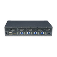 StarTech.com 4-Port DisplayPort KVM Switch, 4K 60Hz, TAA Compliant