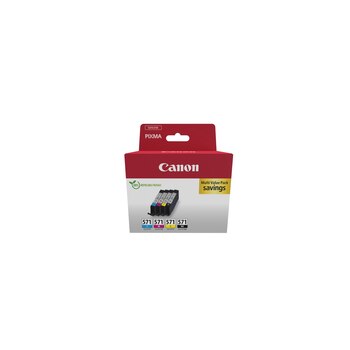 Canon 0386C009 cartuccia d'inchiostro 4 pz Originale Nero, Ciano, Magenta, Giallo