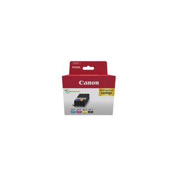 Canon CLI-551 C/M/Y/BK Multipack - 4 Stück(e) - Multipack