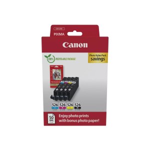 Canon CLI-526 C/M/Y/BK Photo Value Pack - 4er-Pack