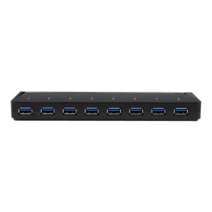 StarTech.com Hub USB 3.0 a 10 porte con porta di ricarica e sincronizzazione