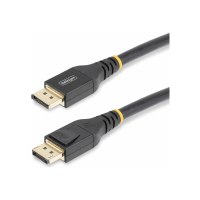 StarTech.com 33ft (10m) VESA-Certified Active DisplayPort 1.4 Cable, DP8K w/HBR3/HDR10/MST/DSC 1.2/HDCP 2.2, 8K 60Hz, 4K 120Hz Video - Active DP 1.4 Cable M/M (DP14A-10M-DP-CABLE)