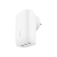 Belkin BoostCharge - Netzteil - PPS Technology - 67 Watt - 3.25 A - Power Delivery 3.1, PD 3.0, Fast Charge - 3 Ausgabeanschlussstellen (24 pin USB-C)