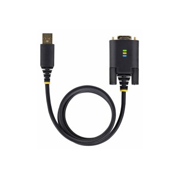 StarTech.com 6.6ft/2m USB to Null Modem Serial Adapter Cable, FTDI, RS232 - Kabel USB / seriell - USB (M)