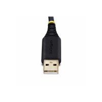 StarTech.com 6.6ft/2m USB to Null Modem Serial Adapter Cable, FTDI, RS232 - Kabel USB / seriell - USB (M)