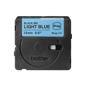 Brother BTAG-L31 - Black on light blue - Rolle (1,2 cm x...