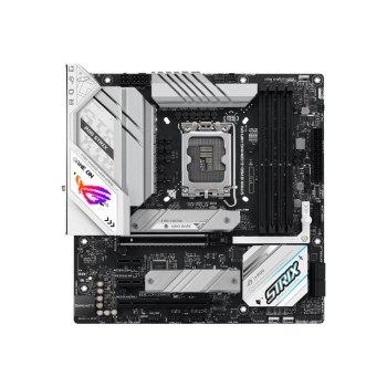 ASUS ROG STRIX B760-G GAMING WIFI D4 - Motherboard - micro ATX - LGA1700 socket - B760 chipset - USB 3.2 Gen 1, USB-C 3.2 Gen 1, USB-C 3.2 Gen 2x2, USB 3.2 Gen 2 - 2.5 Gigabit LAN, Wi-Fi, Bluetooth - Onboard graphics (CPU required)