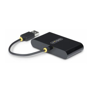 StarTech.com Hub USB 2.0 a 4 porte, USB alimentato tramite bus, Mini hub USB da viaggio, Splitter USB 2.0, Hub USB portatile multiporta, 480 Mbps, Protezione da sovracorrente (OCP)