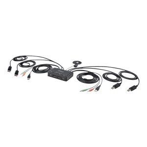 StarTech.com 2-Port Dual-Monitor DisplayPort Cable KVM...