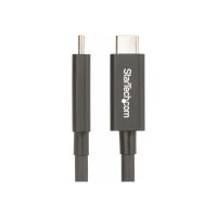 StarTech.com 6ft (2m) Active Thunderbolt 4 Cable, 40Gbps, 100W PD, 4K/8K, Intel Certified, Compatible w/Thunderbolt 3/USB 3.2/DisplayPort (A40G2MB-TB4-CABLE)