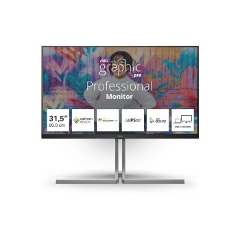 AOC U32U3CV - Graphic Pro Series - LED-Monitor - 81.3 cm (32")