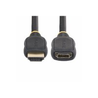 StarTech.com 3.3ft HDMI 2.0 Extension Cable, 4K 60Hz, M/F