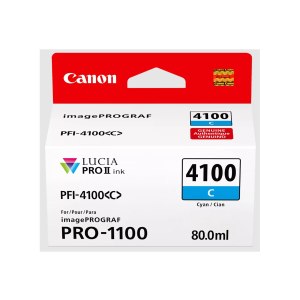 Canon PFI-4100 C - 80 ml - ciano - originale - scatola...