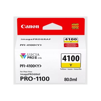 Canon PFI-4100 Y - 80 ml - giallo - originale - scatola sospesa