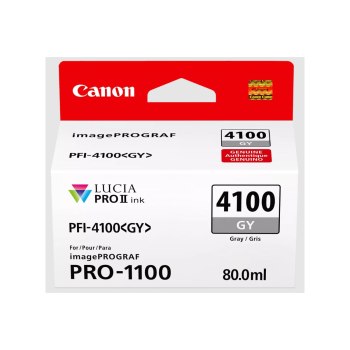 Canon PFI-4100 GY - 80 ml - Grigio - originale - scatola sospesa