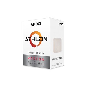 AMD Athlon 3000G 3.5GHz Box AM4 4MB 64-Bit 14nm 35W - 3,5 GHz - 5 MB