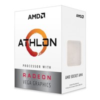 AMD Athlon 3000G 3.5GHz Box AM4 4MB 64-Bit 14nm 35W - 3,5 GHz - 5 MB