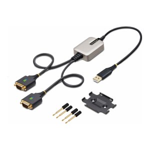 StarTech.com 2ft (60cm) 2-Port USB to Serial Adapter...