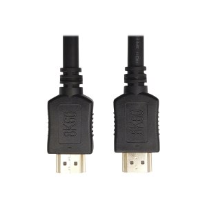 Eaton Tripp Lite HDMI Cable - 8K @ 60 Hz, Dynamic HDR, 4:4:4, HDCP 2.2, M/M, Black, 3 ft. - HDMI-Kabel - HDMI männlich zu HDMI männlich - 90 cm - Doppelisolierung - Schwarz - unterstützt 8K UHD (7680 x 4320)