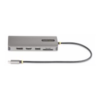 StarTech.com Adattatore multiporta USB-C per tre monitor, HDMI/DP/lettore di schede