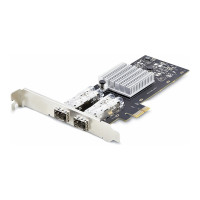 StarTech.com 2-Port GbE SFP Network Card, PCIe 2.0 x1, Intel I350-AM2 2x 1GbE Controller, 1000BASE Copper/Fiber Optic, Dual-Port Gigabit Ethernet NIC, Desktop/Server Backplanes - Windows and Linux Compatible (P021GI-NETWORK-CARD)