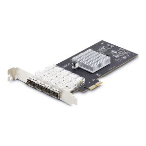 StarTech.com 4-Port GbE SFP Network Card, PCIe 2.0 x2,...